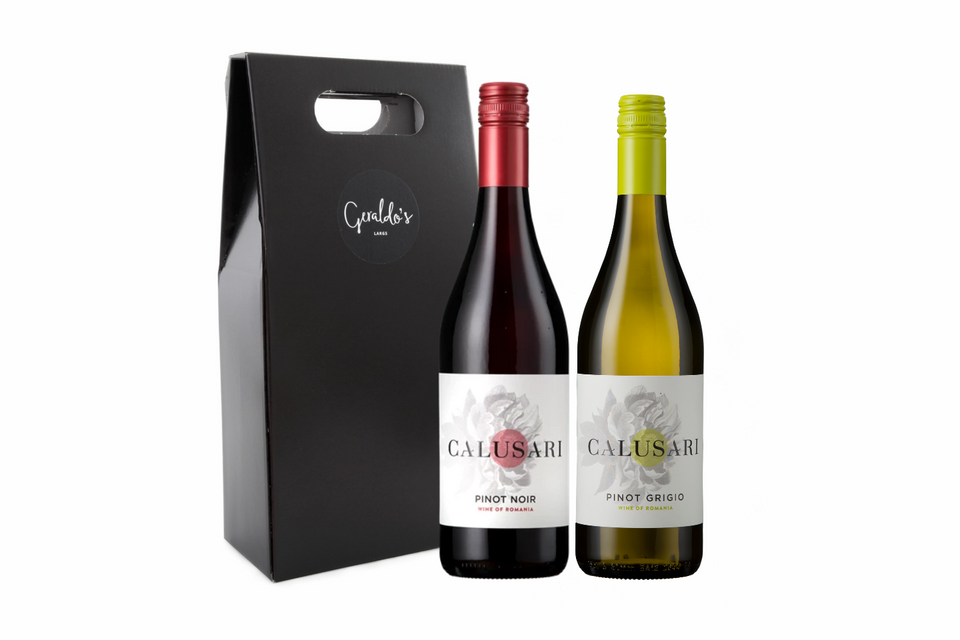 Calusari Pinot Grigio & Pinot Noir Wine Gift Pack xx