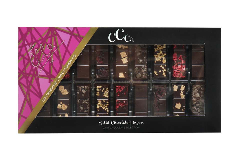 18 Solid Dark Chocolate Fingers Selection xx