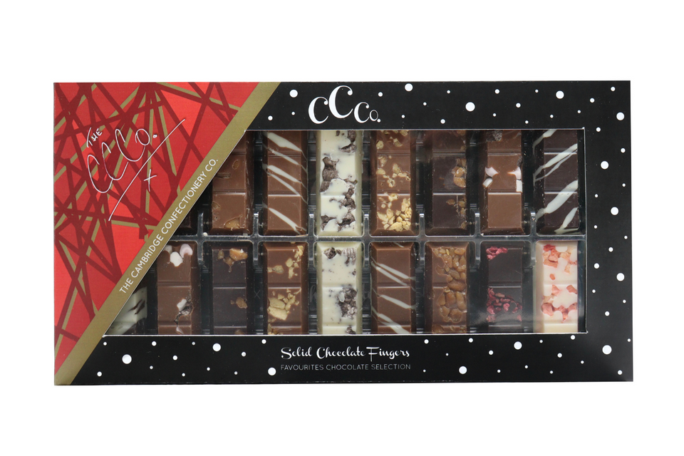 18 Solid Chocolate Fingers - Christmas Favourites Selection xx