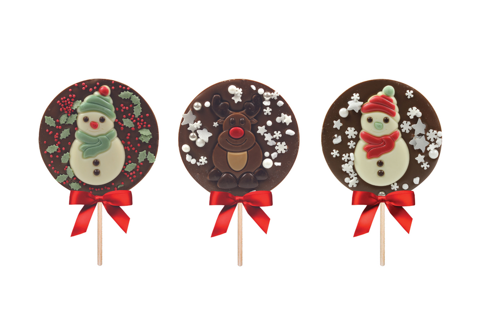 Christmas Chocolate Lollies xx