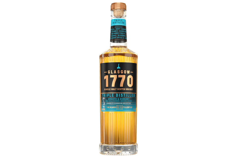 Glasgow 1770 Triple Distilled 46% Single Malt Scotch Whisky 70cl xx