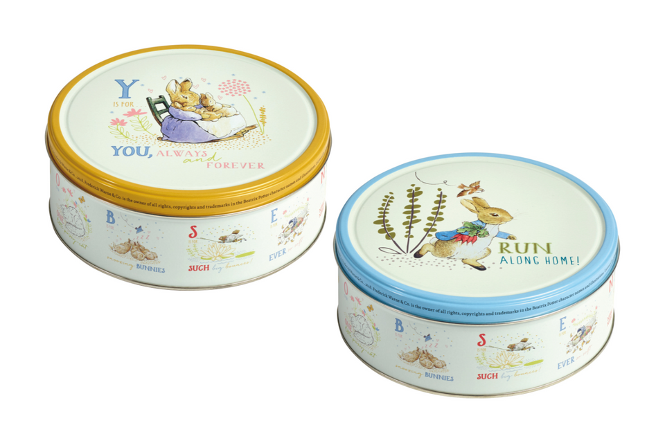 Peter Rabbit Gift Tin of Danish Cookies xx