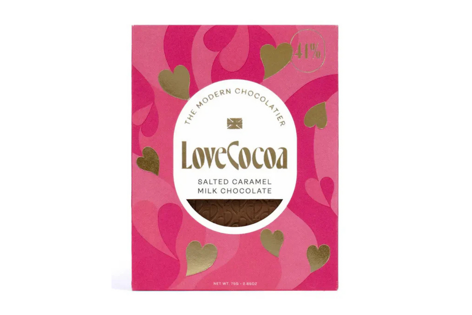 Love Cocoa Salted Caramel Chocolate Bar xx