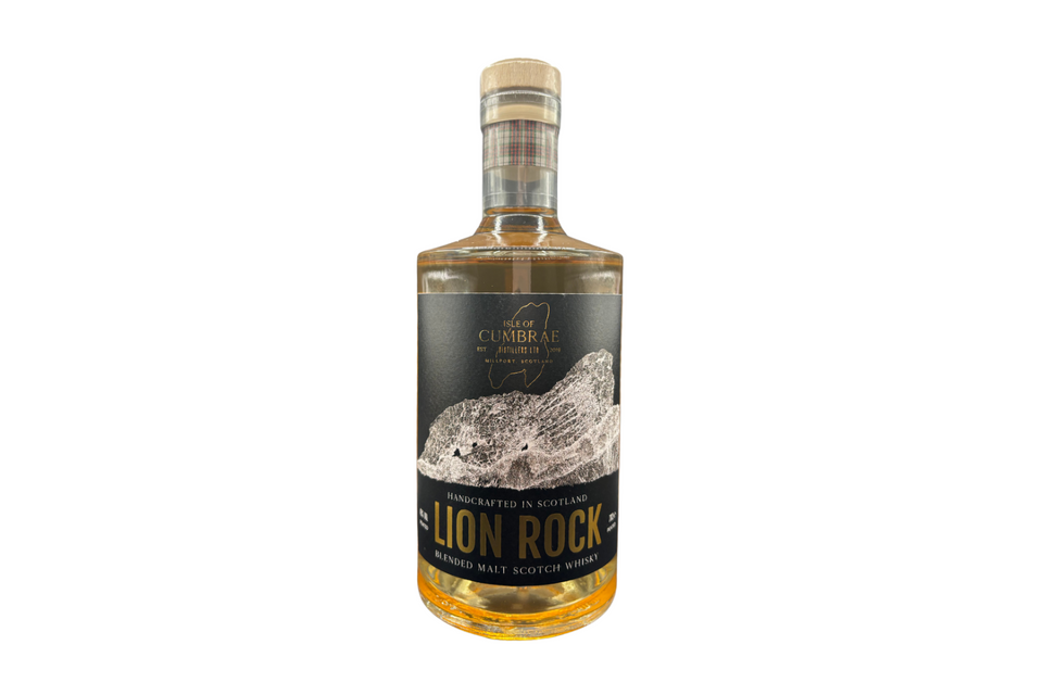 NEW - Lion Rock Peated 46% Blended Whisky 70cl xx