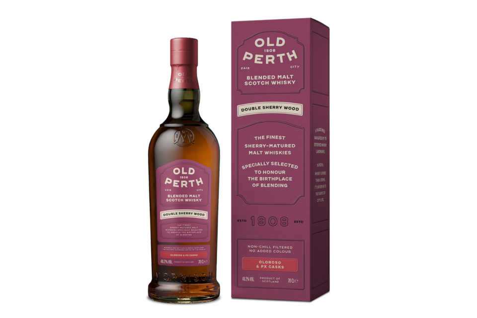 Old Perth Double Sherry Wood 48.2% Blended Malt Scotch Whisky 70cl xx