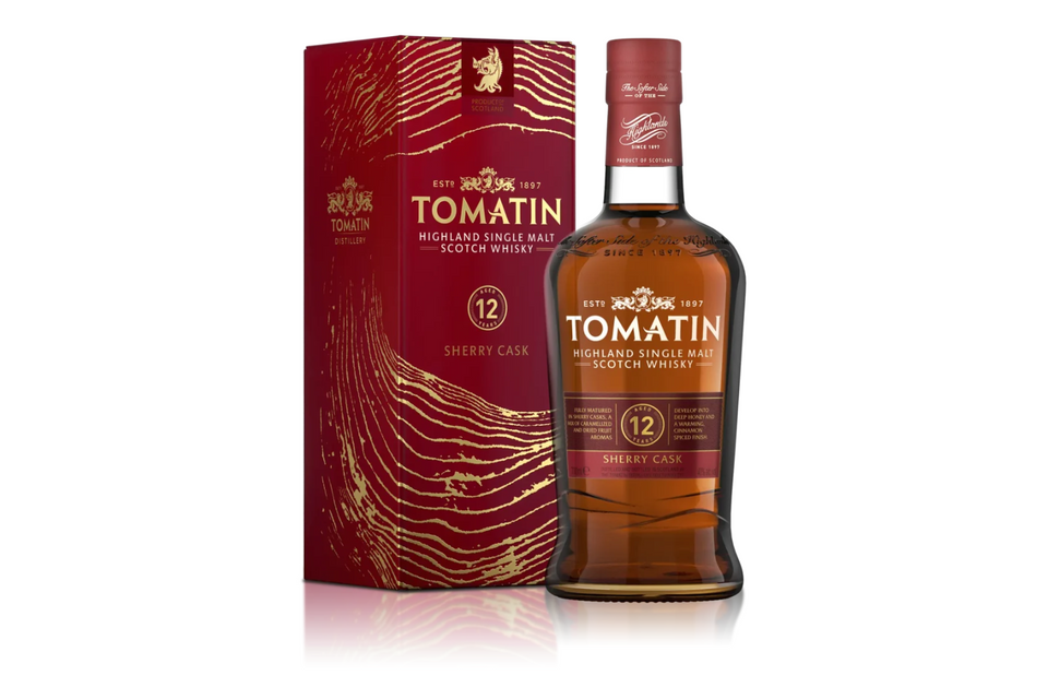 Tomatin 12 Year Old Sherry Cask 40% Single Malt Scotch Whisky 70cl - NEW xx