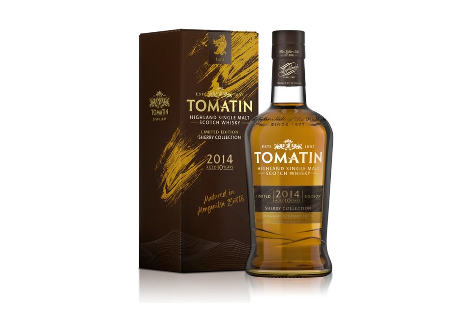 06 - Tomatin 10 Year Old Manzanilla Sherry Cask 46% Single Malt Scotch Whisky 70cl xx