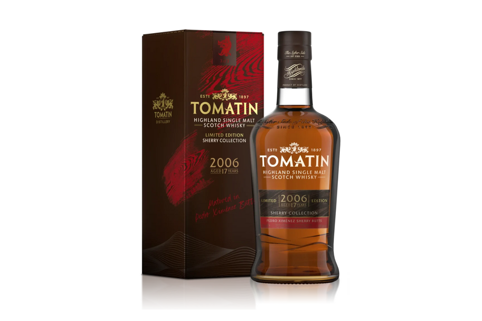 06 - Tomatin 17 Year Old Pedro Ximenez Sherry Cask 46% Single Malt Scotch Whisky 70cl xx