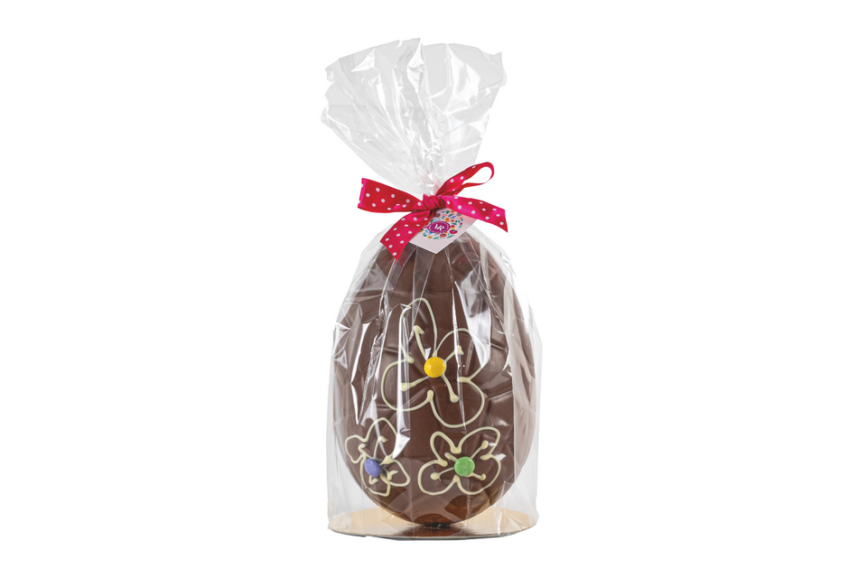 Large Luxury Chocolate Flower Design Easter Eggs from Van Roy xx