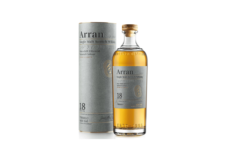 Arran 18 Year Old 46% Single Malt Scotch Whisky 70cl xx