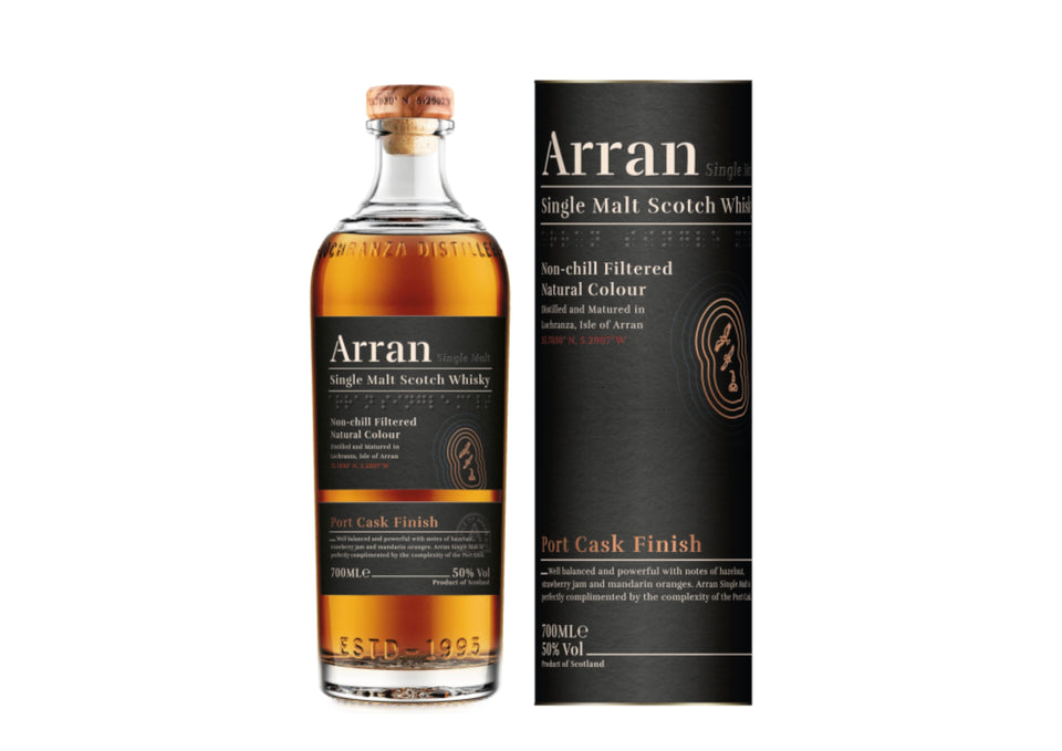 Arran Port Cask 50% Single Malt Scotch Whisky 70cl xx