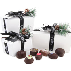 Ballotin Gift Box of Christmas Handmade Chocolates