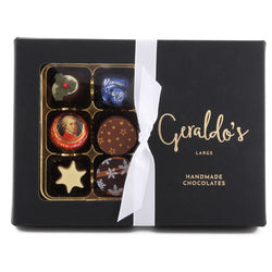 Christmas Deluxe Gift Box Of Handmade Chocolates