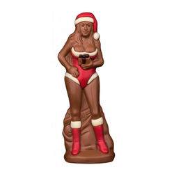 Chocolate Male & Female Cheeky Santas