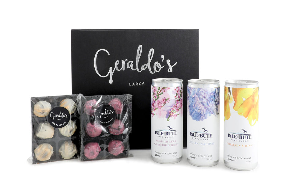 Isle of Bute Gin Cocktails & Truffles Hamper - IOBGCTH xx